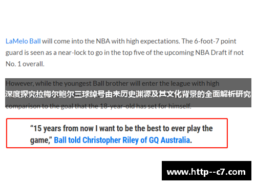 深度探究拉梅尔鲍尔三球绰号由来历史渊源及其文化背景的全面解析研究